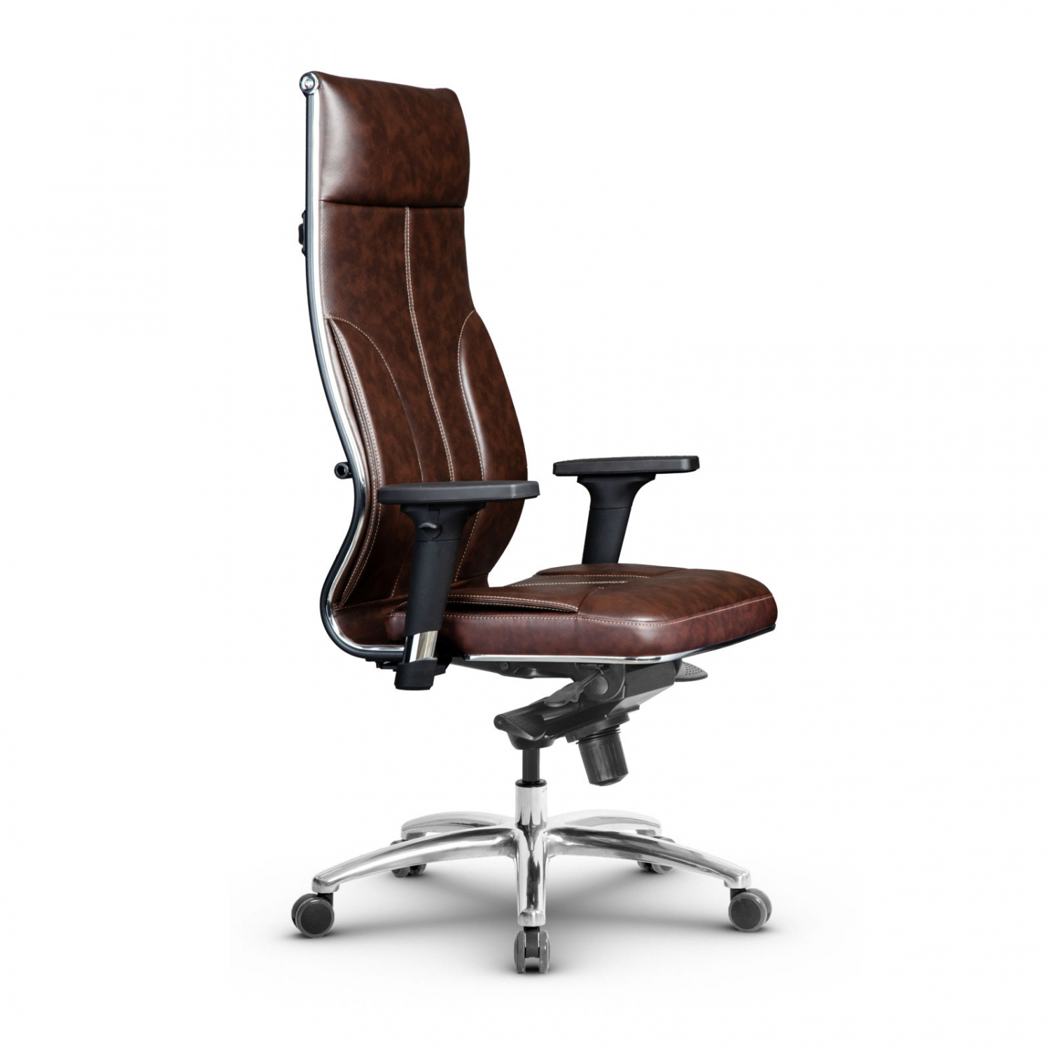 Metta L 1m 46/2D_17838_Кожа перфорированная NewLeather - Темно-коричневый_Кожа перфорированная NewLeather - Темно-коричневый