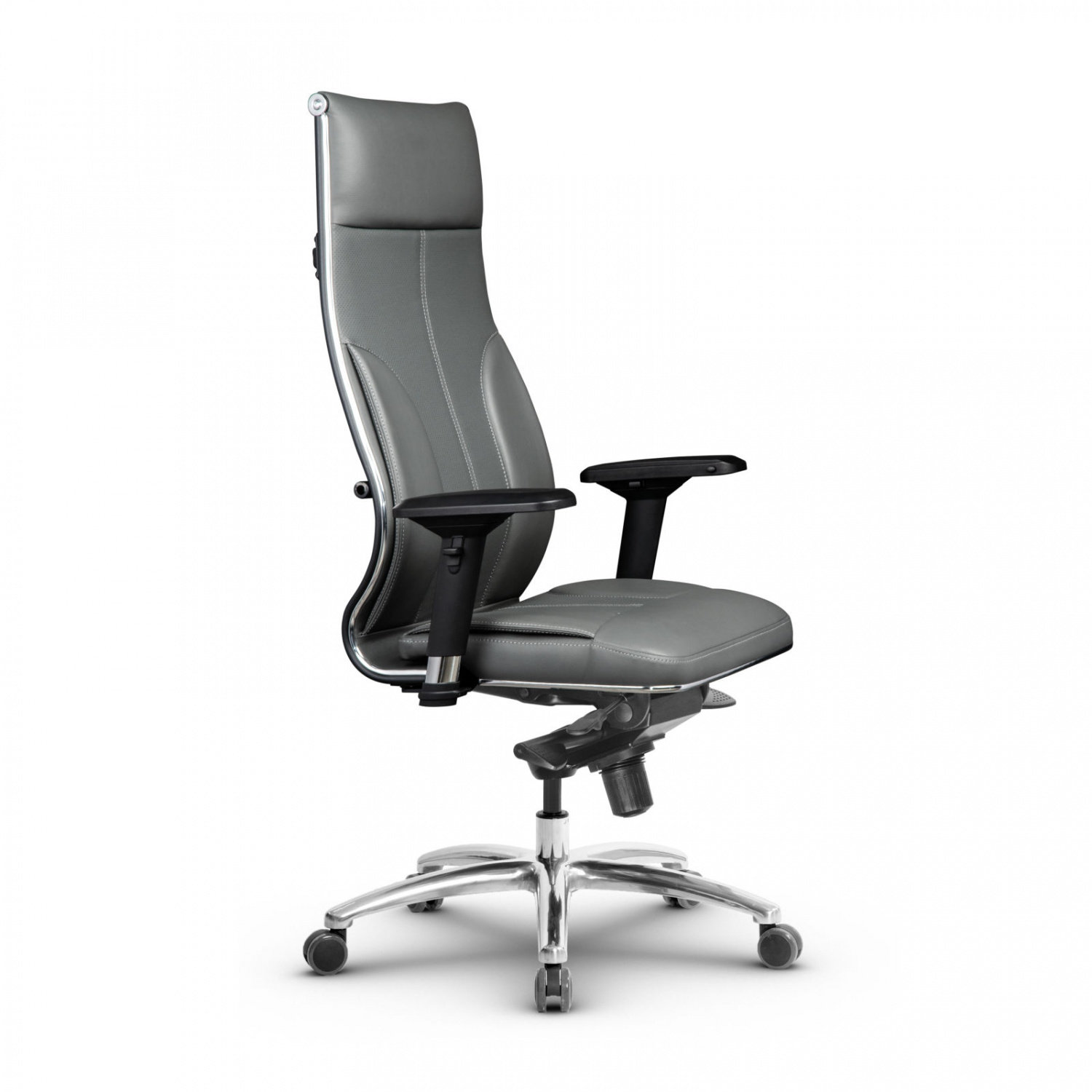 Metta L 1m 46/4D_17838_Кожа перфорированная NewLeather - Серый_Кожа перфорированная NewLeather - Серый