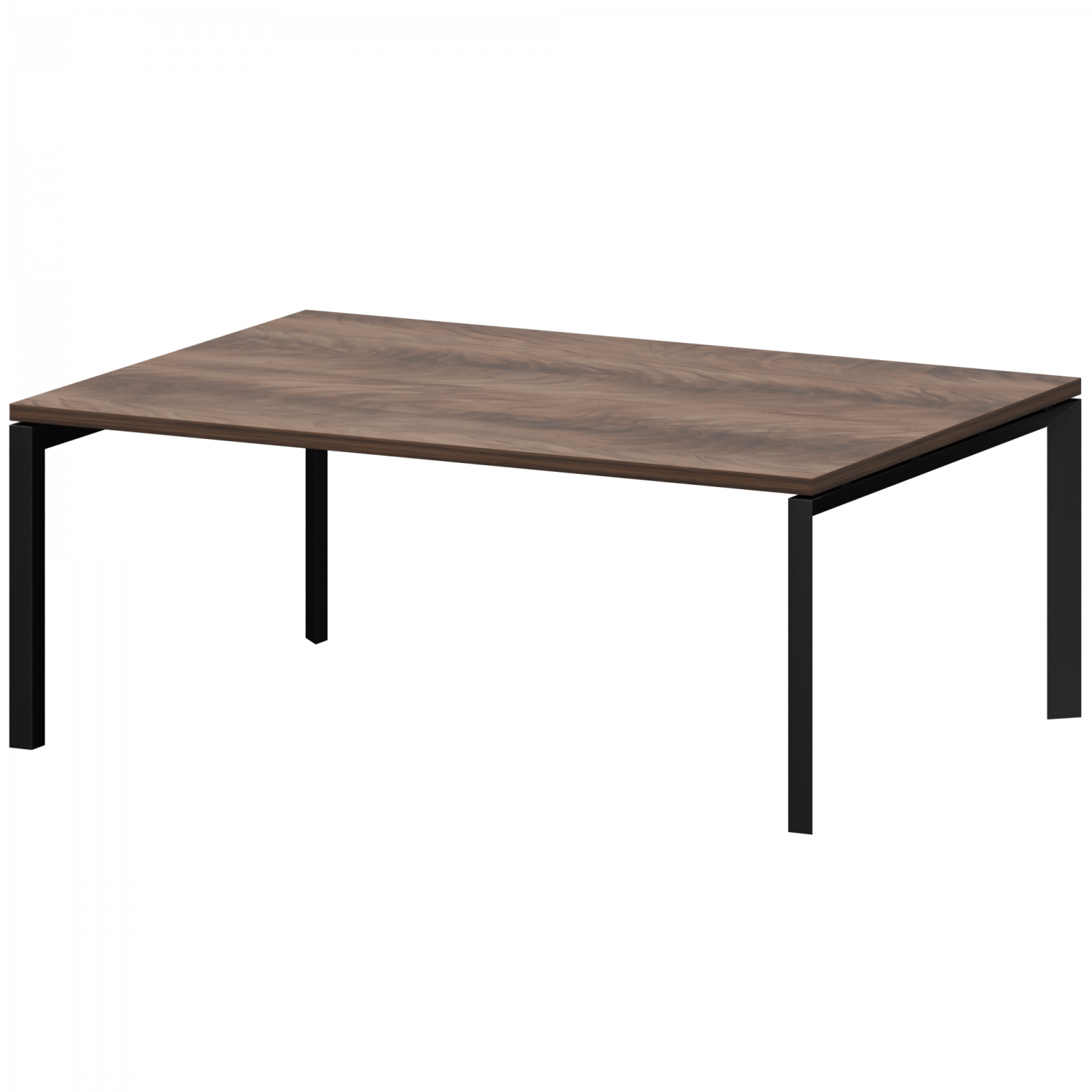 Стол переговорный на металлокаркасе Акцент КТМ-20.14.38 Лагос (2000x1400x750)