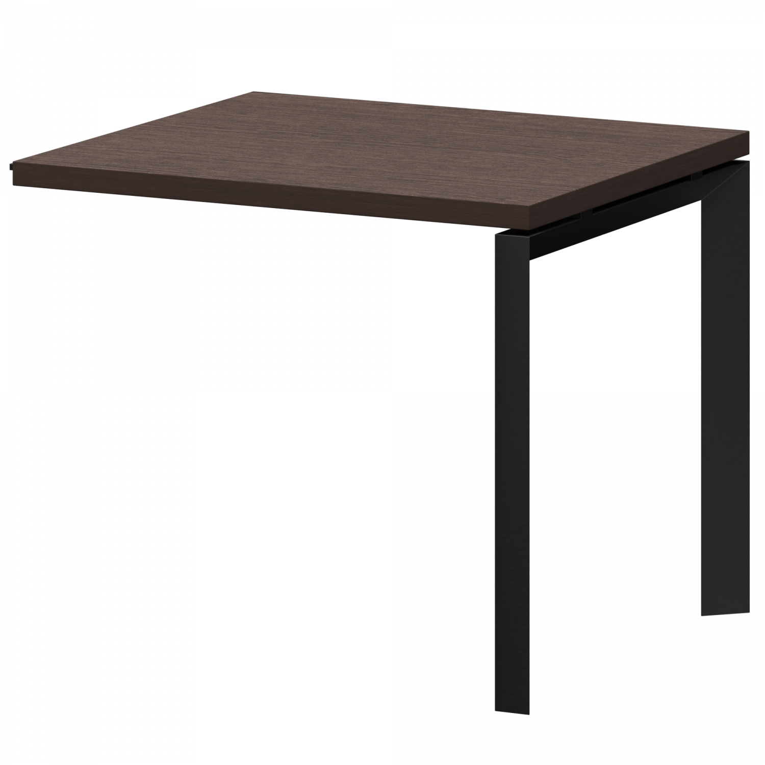 Конференц-приставка на металлокаркасе КТМ-09.38 Дуб венге 900x800x750 Акцент