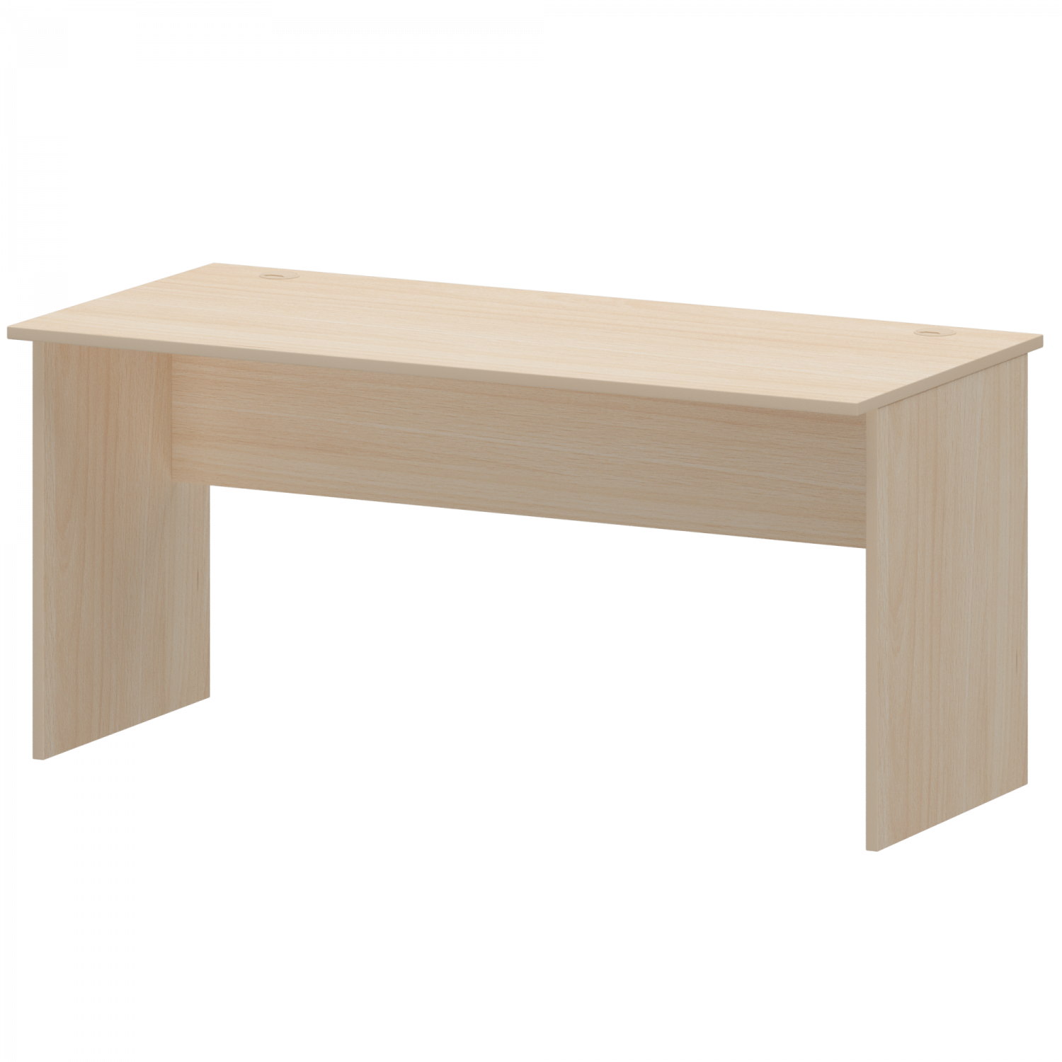 Стол с левым и правым кабель каналом Арго А-004.К Бук (1600x730x760)