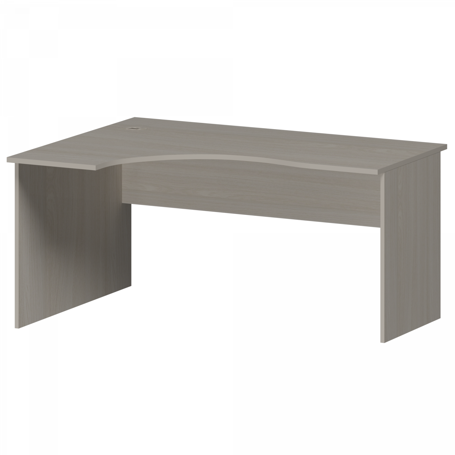 Стол эргономичный левый Арго А-201.ЛВ Ясень шимо (1600x1200x760)