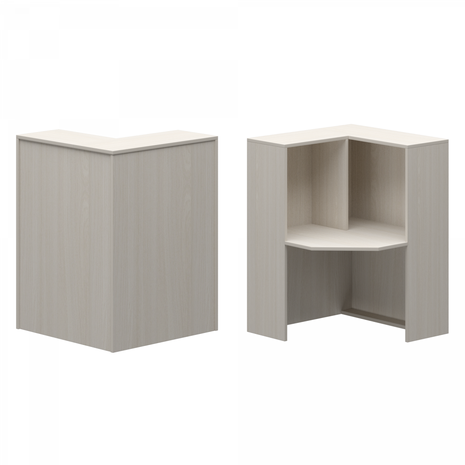 Стойка угловая левая А-555.60 Ясень шимо xx Ресепшн