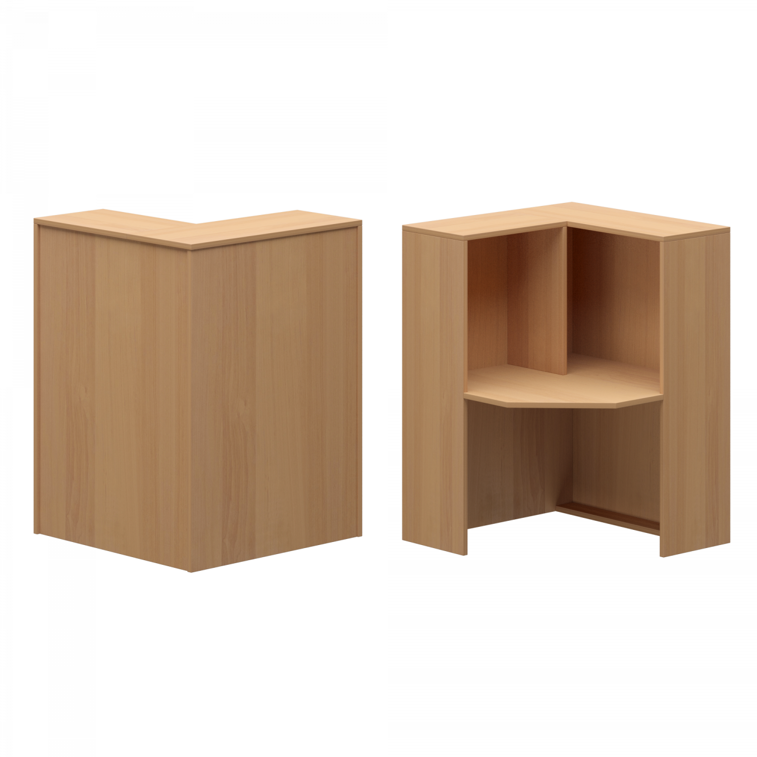 Стойка угловая левая А-555.60 Ольха xx Ресепшн