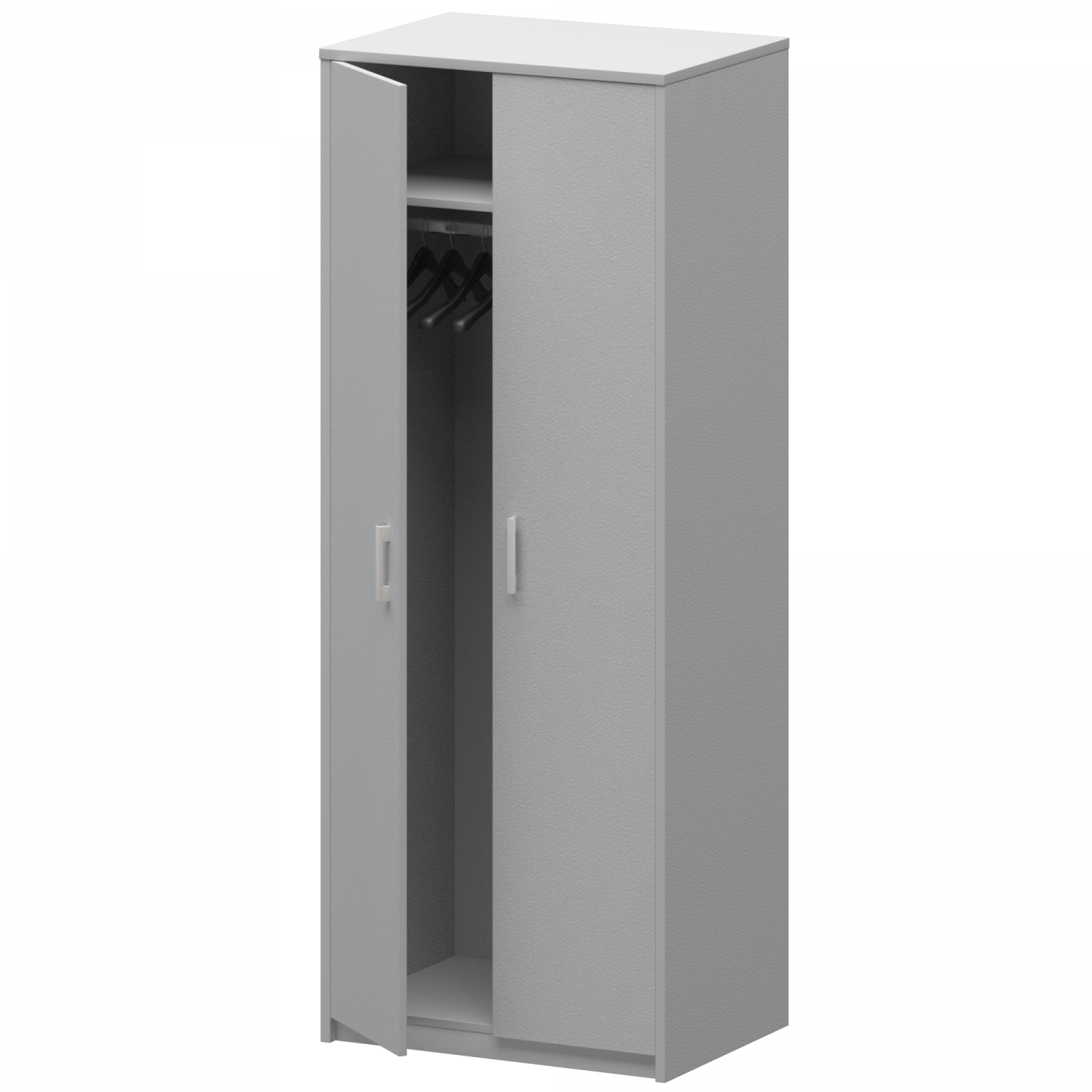 Шкаф для одежды Арго А-307 Серый (770x580x2000)