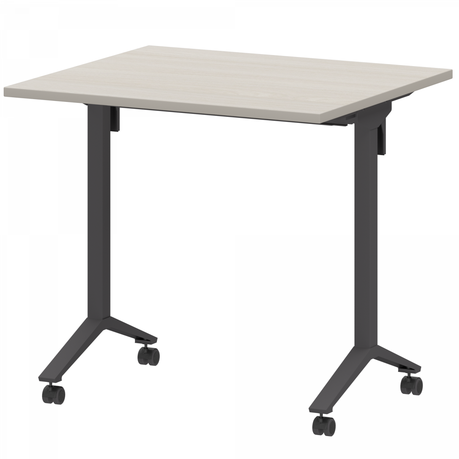 Стол мобильный складной Моби МБ22-80.70 Ясень шимо/Антрацит (800x700x750)