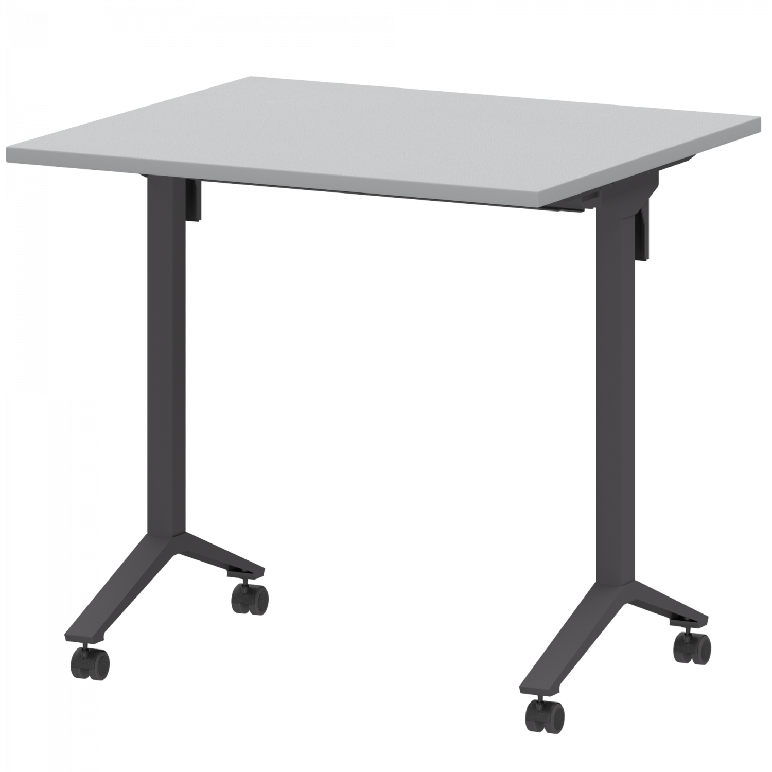Стол мобильный складной Моби МБ22-80.70 Серый/Антрацит (800x700x750)