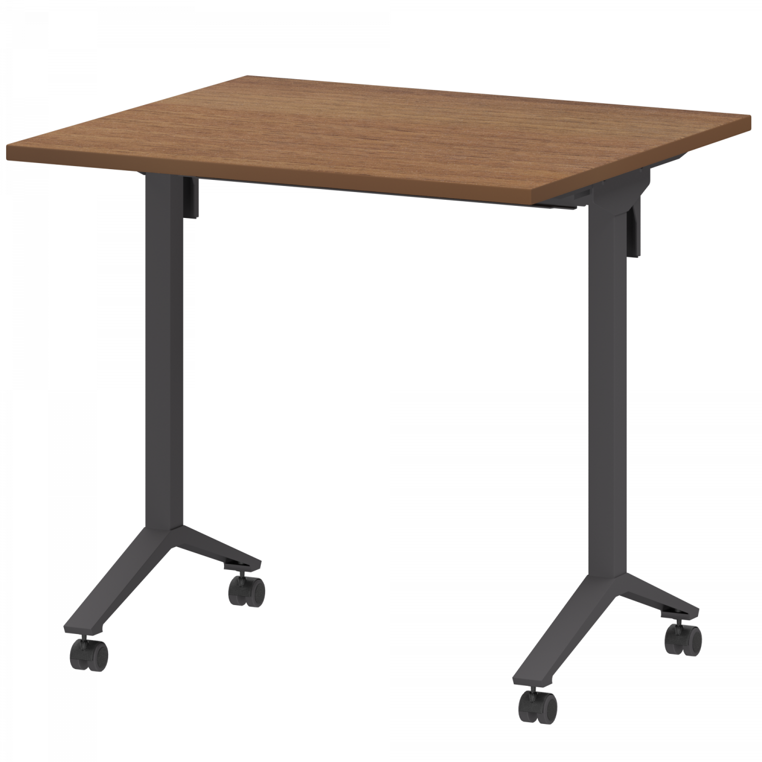 Стол мобильный складной Моби МБ22-80.70 Орех/Антрацит (800x700x750)