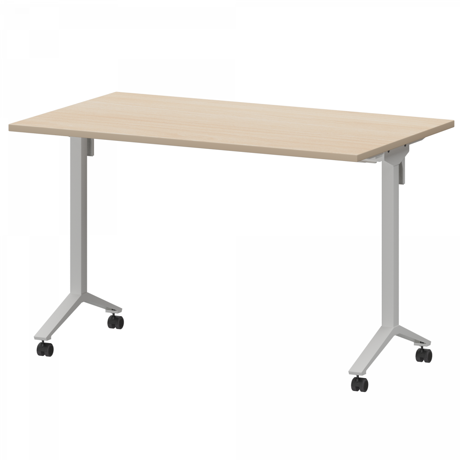 Стол мобильный складной Моби МБ22-120.70 Бук/Белый (1200x700x750)
