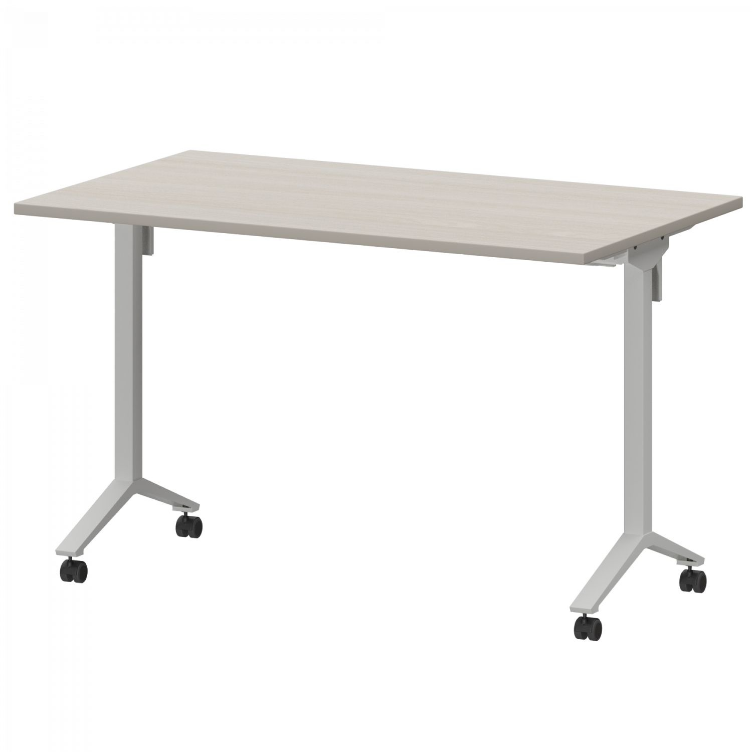 Стол мобильный складной Моби МБ22-120.70 Ясень шимо/Белый (1200x700x750)