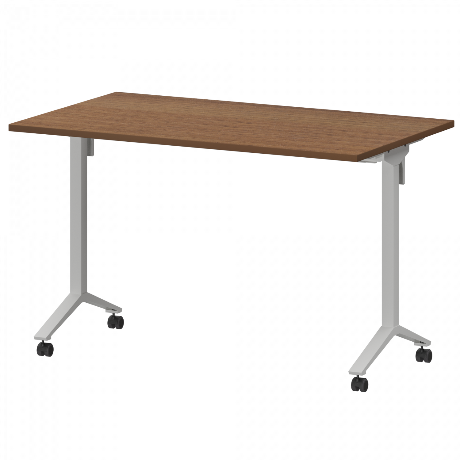 Стол мобильный складной Моби МБ22-120.70 Орех/Белый (1200x700x750)