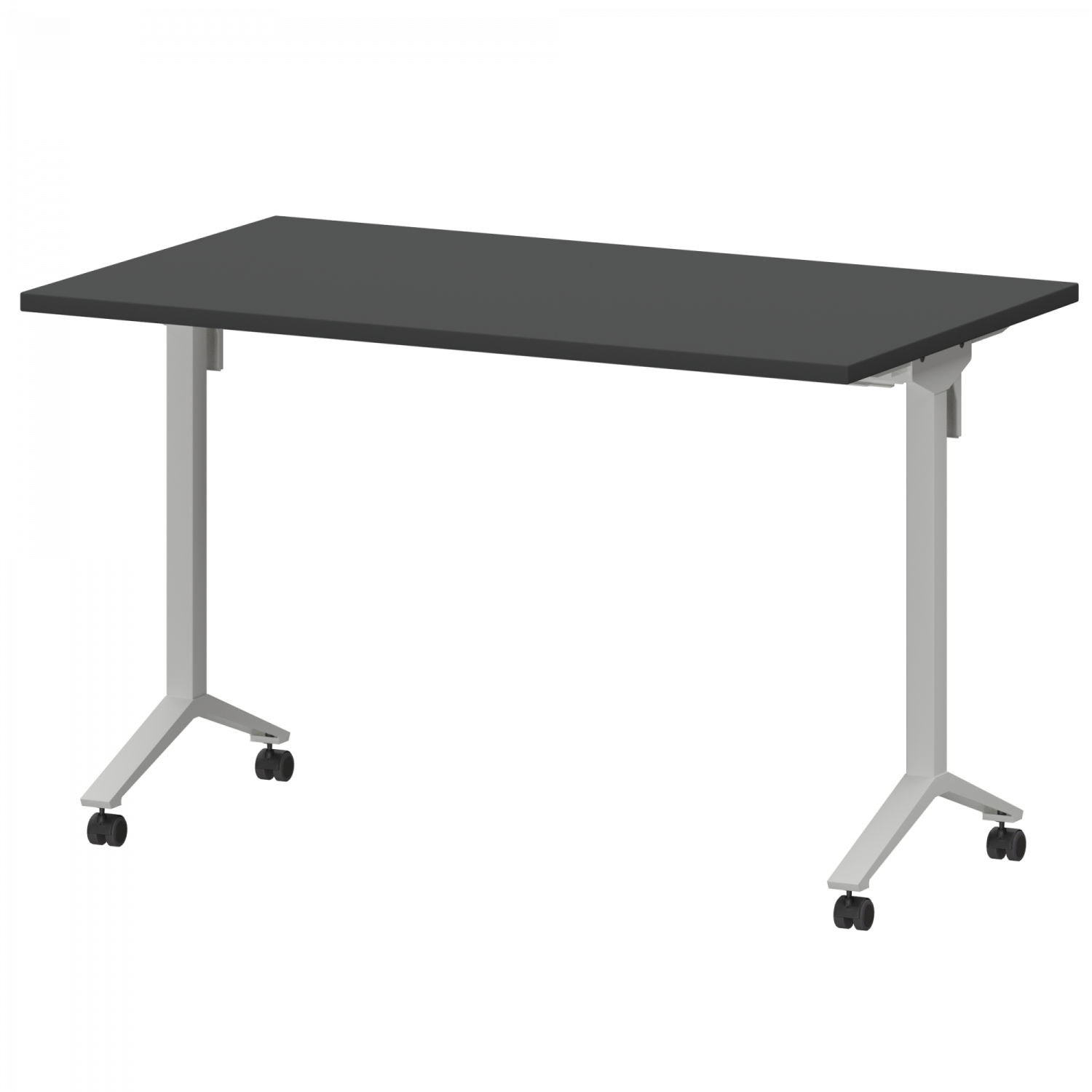 Стол мобильный складной Моби МБ25-120.70 Графит/Белый (1200x700x750)