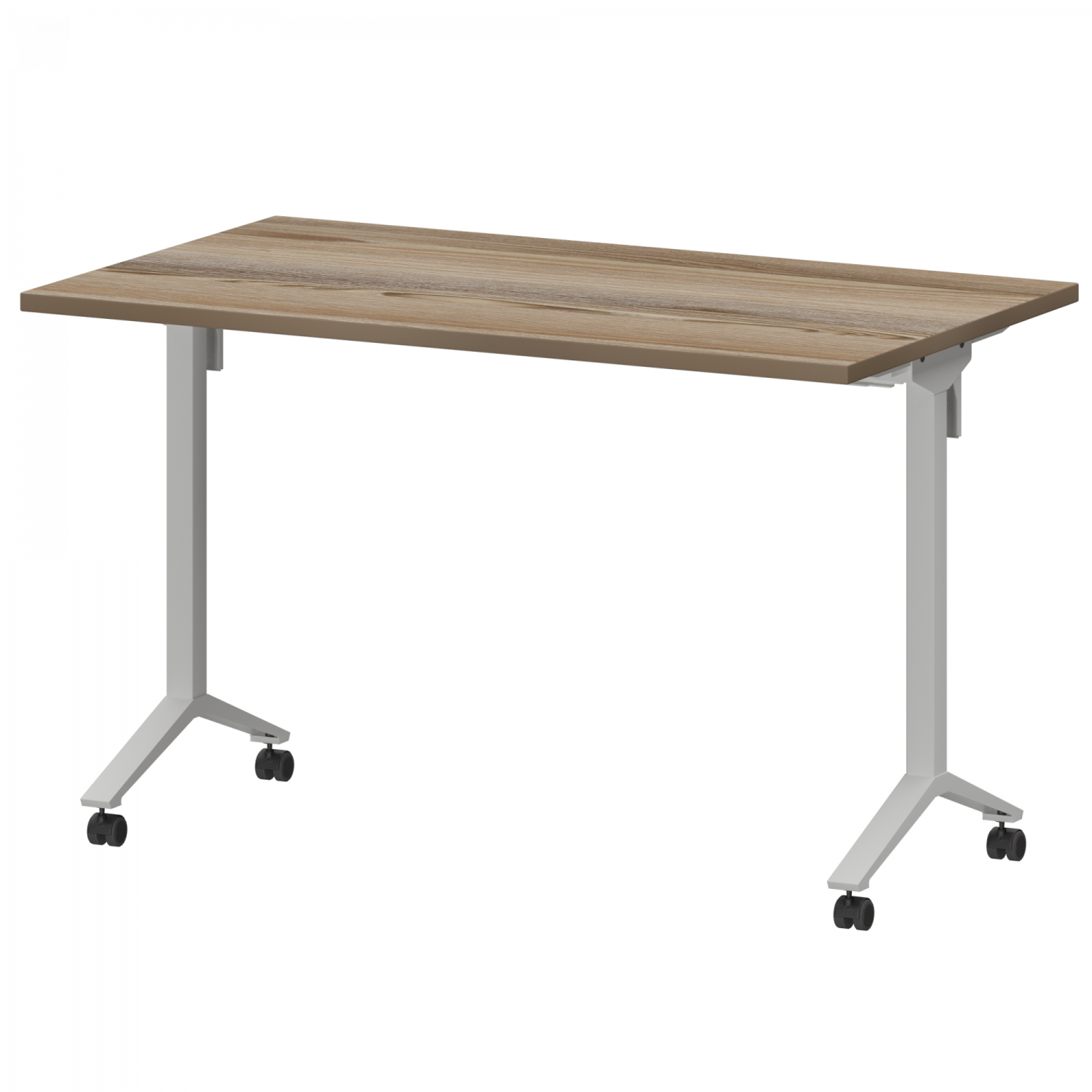 Стол мобильный складной Моби МБ25-120.70 Дуб сафари/Белый (1200x700x750)