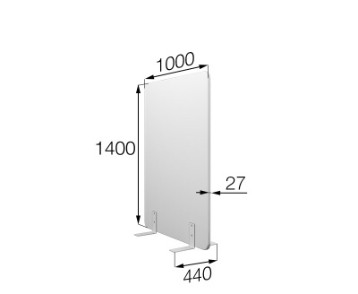 Мобильная прегородка 100х140, Фикс, fx-100/140, oregon_03, кожзам