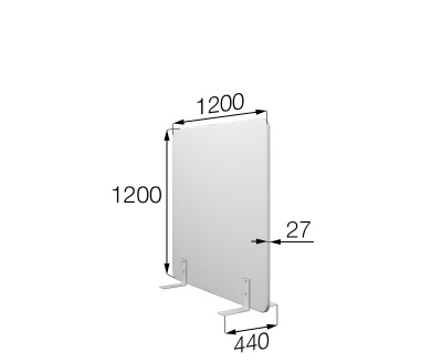 Мобильная прегородка 120х120, Фикс, fx-120/120, oregon_03, кожзам