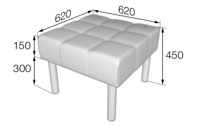 Банкетка , Бизнес, Bu-p1, oregon_09, кожзам
