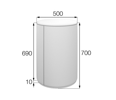 Пуф 50х70, Боно, БН-5070, art_vision_next_229, кожзам