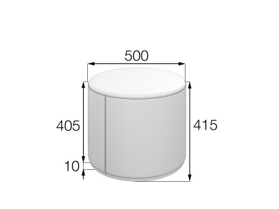 Пуф 50х45, Боно, БН-5045, art_vision_next_229, кожзам