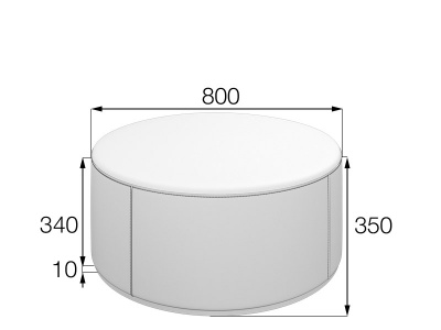 Пуф 80х35, Боно, БН-8035, art_vision_next_229, кожзам