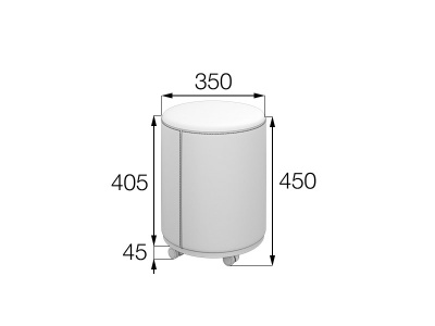 Пуф 35х45К, Боно, БН-3545-К, newtone_kiwi, велюр