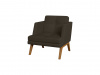 Кресло, Беверли, Bev1-2, bravo_v_dark_brown, 