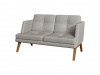 Диван 2-местный, Беверли, Bev2-2, kiton_05, ткань: рогожка