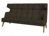 Диван 3-местный высокий, Беверли, Bev3H, bravo_v_dark_brown, 
