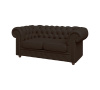 Диван 2-местный, Честер-Люкс, ChL2, oregon_26, кожзам