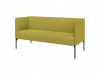 Диван 2-местный, Бридж, Brd2-2-1650, sweet_green, ткань: рогожка
