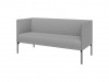 Диван 2-местный, Бридж, Brd2-2-1650, sweet_light_grey, ткань: рогожка