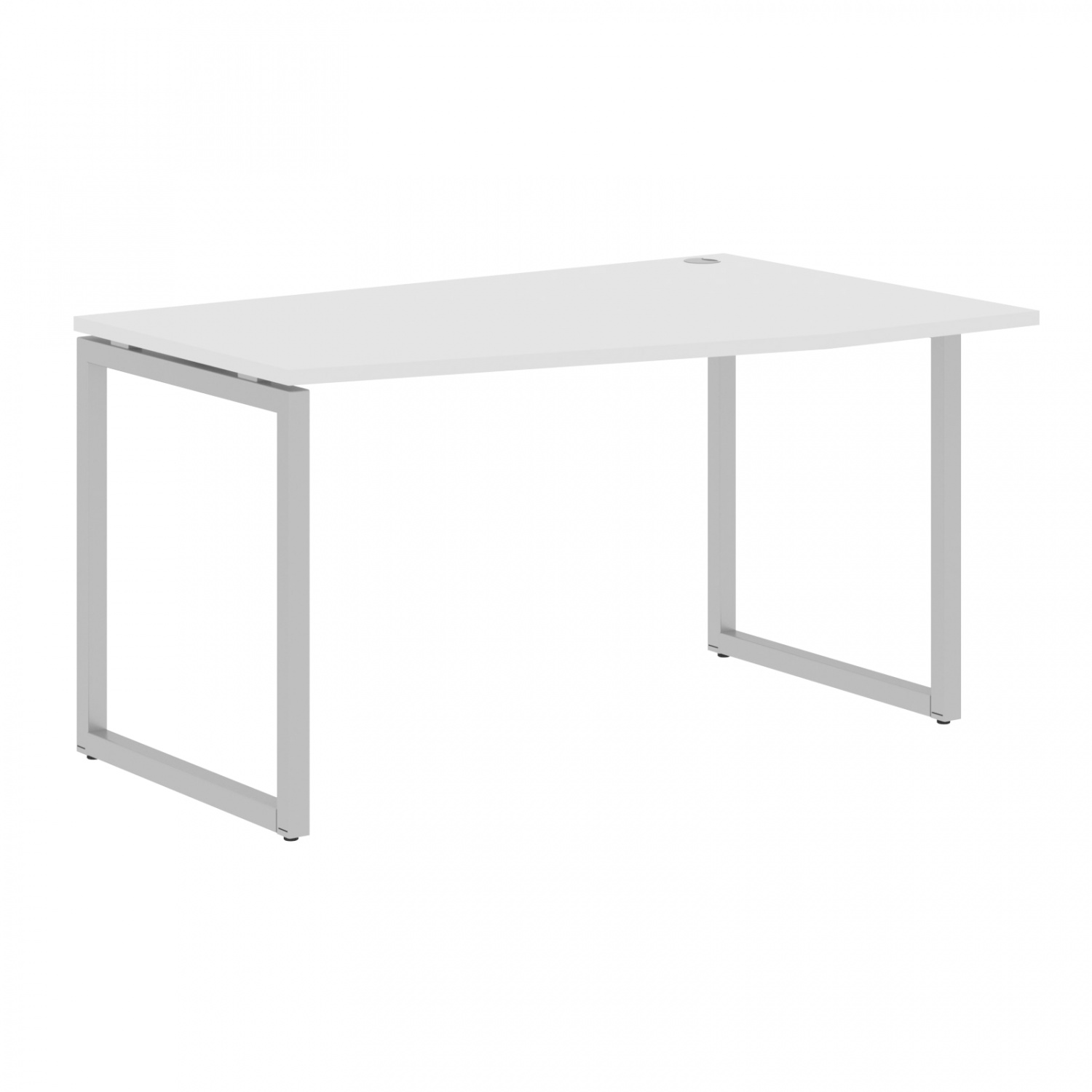 Стол эргономичный XQCT 149(R) Белый/Алюминий 1400х900х750