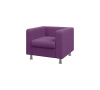 Кресло, Алекто, ALE1, bravo_a_purple, ткань: рогожка