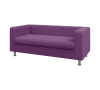 Диван 3-местный, Алекто, ALE3, bravo_a_purple, ткань: рогожка