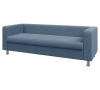Диван 4-местный, Алекто, ALE4, bravo_a_blue, ткань: рогожка