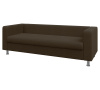 Диван 4-местный, Алекто, ALE4, bravo_a_dark_brown, ткань: рогожка