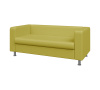 Диван 2-местный, Алекто, ALE2, domus_lime, кожзам