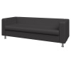 Диван 4-местный, Алекто, ALE4, domus_antracite, кожзам