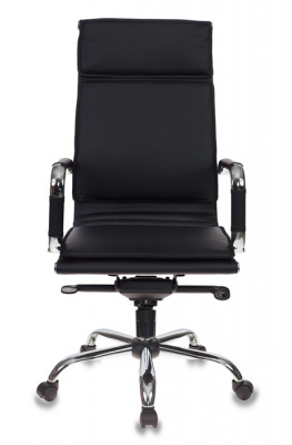 Кресло руководителя Бюрократ CH-993MB черный эко.кожа крестов. металл хром, купить в Сыктывкаре