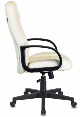 Кресло руководителя Бюрократ T-898 слоновая кость Or-10 эко.кожа крестов. пластик, купить в Сыктывкаре