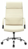 Кресло руководителя Бюрократ T-8010N слоновая кость OR-10 эко.кожа крестов. металл хром — фото, характеристики, наличие в Сыктывкаре