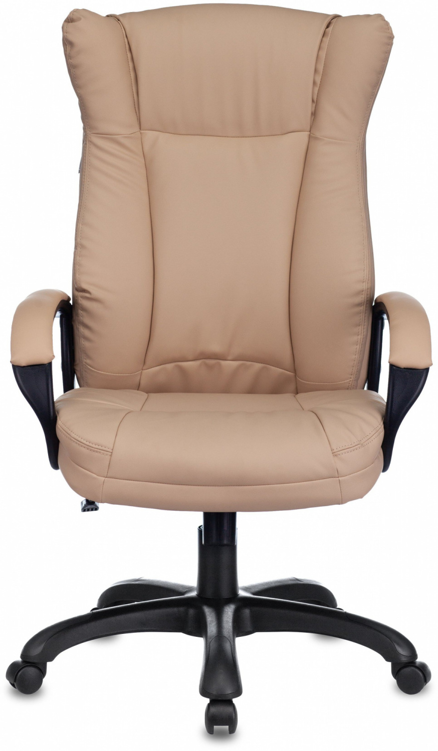 Кресло руководителя Бюрократ CH-879N бежевый Or-14 эко.кожа крестов. пластик, купить в Сыктывкаре