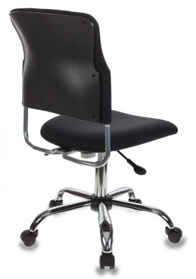 Кресло Бюрократ CH-322SXN черный 26-28 крестов. металл хром, купить в Сыктывкаре