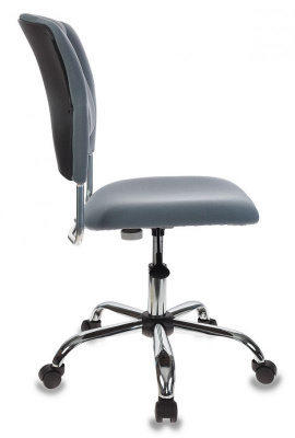 Кресло Бюрократ CH-322SXN серый 26-25 крестов. металл хром, купить в Сыктывкаре