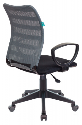 Кресло Бюрократ CH-599AXSN серый TW-32K03 сиденье черный TW-11 сетка/ткань крестов. пластик, купить в Сыктывкаре