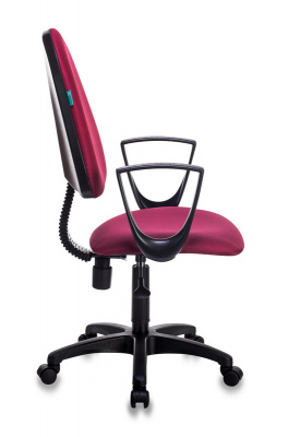 Кресло Бюрократ CH-1300N бордовый Престиж+ 15-11 крестов. пластик, купить в Сыктывкаре