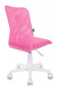 Кресло детское Бюрократ KD-9 розовый TW-06A TW-13А сетка/ткань крестов. пластик пластик белый — фото, характеристики, наличие в Сыктывкаре