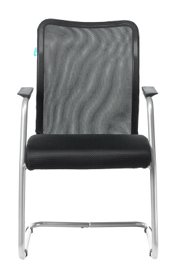 Кресло Бюрократ CH-599AV черный TW-01 сиденье черный TW-11 сетка/ткань полозья металл серебристый, купить в Сыктывкаре