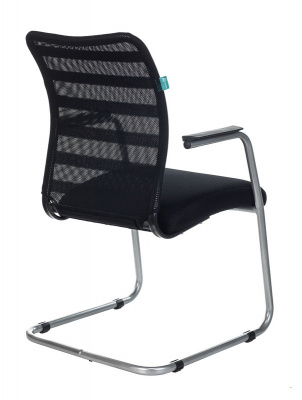 Кресло Бюрократ CH-599AV черный TW-32K01 сиденье черный TW-11 сетка/ткань полозья металл серебристый, купить в Сыктывкаре