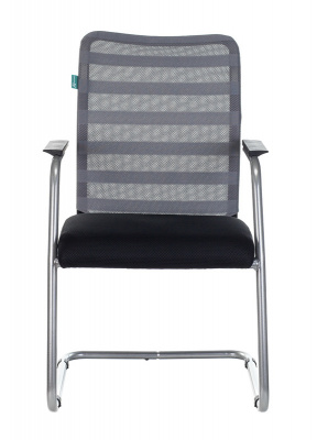 Кресло Бюрократ CH-599AV серый TW-32K03 сиденье черный TW-11 сетка/ткань полозья металл серебристый, купить в Сыктывкаре