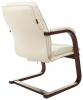 Кресло Бюрократ T-9927WALNUT-AV слоновая кость кожа полозья дерево — фото, характеристики, наличие в Сыктывкаре